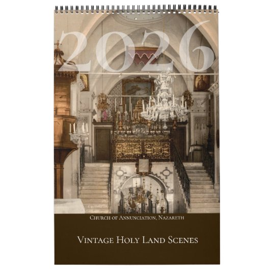 Christian Sacred Sites Bible Calendar Kalender (Hoes)