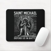 Christian Saint Michael Catholic Saint Defend Us I Muismat (Met muis)