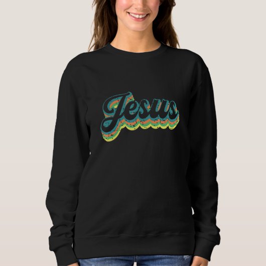 Christian Sayings Jesus Cross Chest Faith Cross_1 Trui (Voorkant)