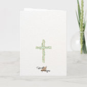Christian Scripture Easter Card Feestdagen Kaart (Achterkant)
