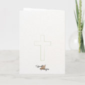 Christian Scripture Easter Card Feestdagen Kaart (Achterkant)