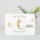 Christian Scripture John 3:16 Kaart (Staand voorkant)