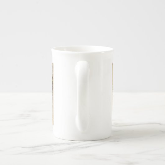 Christian Scripture Mug " The Lord Is My Helper"  Porselein Kop (Achterkant)