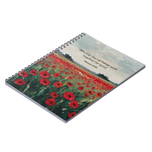 Christian Scripture Spiral Photo Notebook Notitieboek (Linkerzijde)