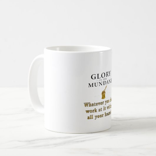 Christian Service Mug Koffiemok (Voorkant links)