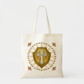 Christian Shield Tote Bag (Voorkant)