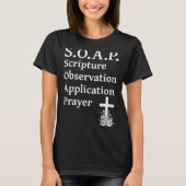 Christian Soap Scripture Observation Application P T-shirt (Voorkant)