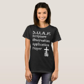 Christian Soap Scripture Observation Application P T-shirt (Voorkant volledig)