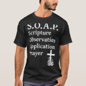 Christian Soap Scripture Observation Application P T-shirt (Voorkant)