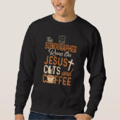 Christian Sonographer Jesus Coffee Sonography Trui (Voorkant)