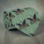 Christian Spiritual Warrior Custom Necktie Stropdas<br><div class="desc">This custom necktie allows you to proudly display your Christian faith with others.  Perfect for various occasions,  this necktie makes a thoughtful gift or a personal statement.</div>