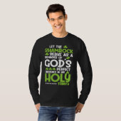 Christian St Patricks Day Shamrock Holy Trinity T-shirt (Voorkant volledig)