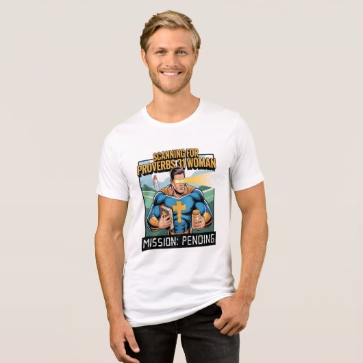 Christian T-Shirt For Single Men (Voorkant volledig)