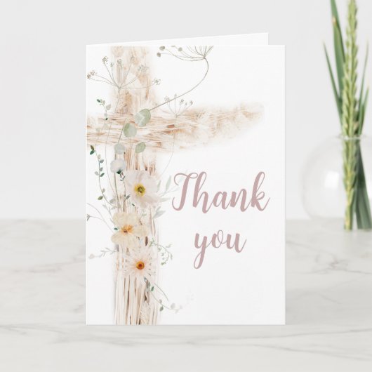 Christian thank you card bedankkaart (Voorkant)