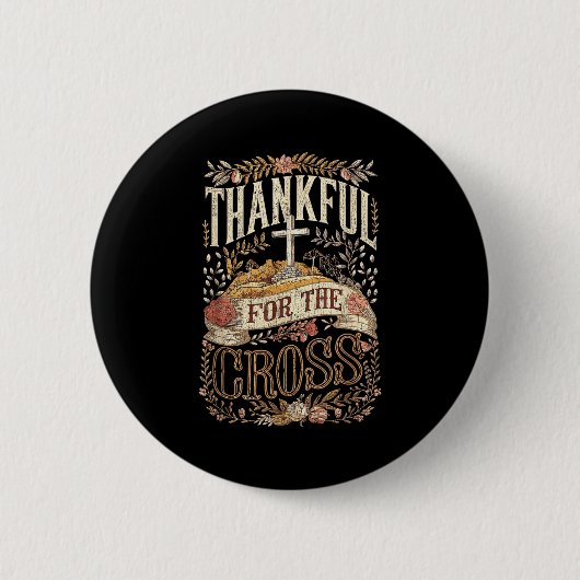 Christian Thanksgiving Shirts And Co. Christian Th Ronde Button 5,7 Cm (Voorkant)