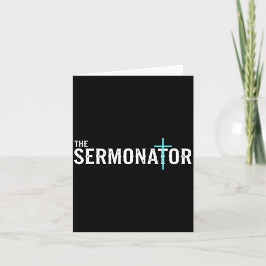 Christian The Sermonator - Pastor &amp; Preacher C Kaart (Voorkant)