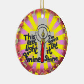 Christian This Little Light custom name ornament (Rechts)