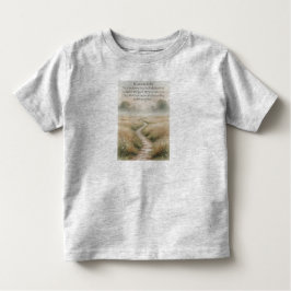Christian Toddler's Romans 8:28 Bible Tee Shirt