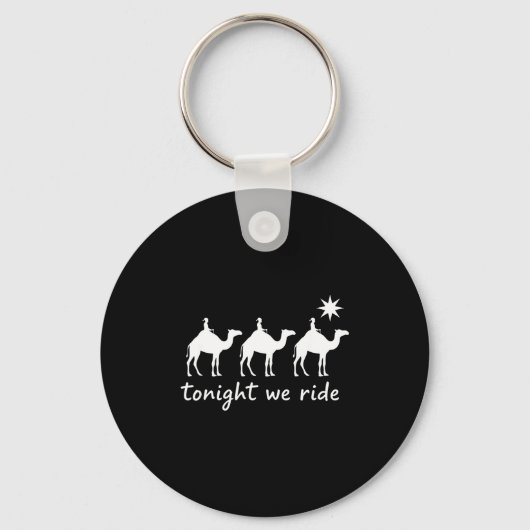 Christian Tonight We Ride Three Wise Men Christmas Sleutelhanger (Voorkant)