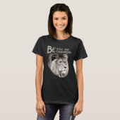 Christian Top Lion Be Bold Courageous Scripture Bi (Voorkant volledig)