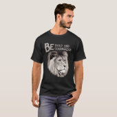 Christian Top Lion Be Bold Courageous Scripture Bi (Voorkant volledig)