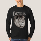 Christian Top Lion Be Bold Courageous Scripture Bi (Voorkant)