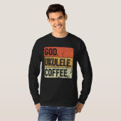 Christian Ukulele Player Worship Ukulele Church Uk T-shirt (Voorkant volledig)