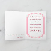 Christian Valentine’s Day Card for Husband  Feestdagen Kaart (Binnen)
