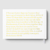 Christian Wedding Guest Book Customizeable Gastenboek (Achterkant)