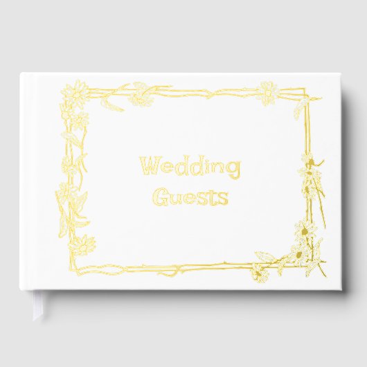 Christian Wedding Guest Book Customizeable Gastenboek (Voorkant)