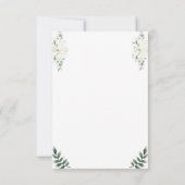 Christian Wedding RSVP Card with Cross Kaartje (Achterkant)