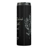 Christian Women of the Bible Floral Design Thermosbeker (Achterkant)