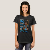 Christian women when you go through deep waters Go T-shirt (Voorkant volledig)