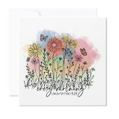 Christian Women's Watercolor 5.25" Magnetic Card
