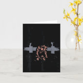 Christian Workout Jesus Christ Saved My Life Gym G Kaart (Gele Bloem)