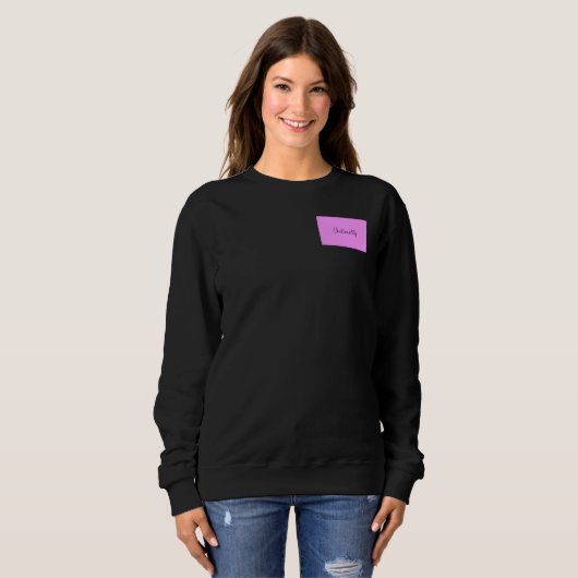 Christianality defined on the back long sleeve T Trui (Voorkant volledig)