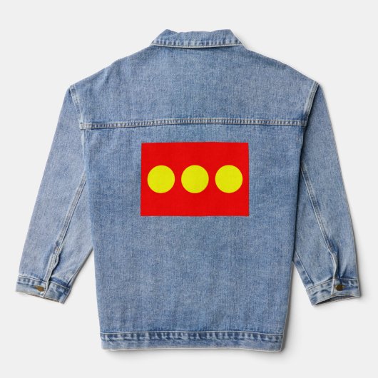 Christiania Flag Denim Jacket (Achterkant)