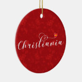 Christiania Flag Heart, Fristaden Christiania Keramisch Ornament (Rechts)