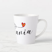 Christiania Flag Heart, Fristaden Christiania Latte Mok (Rechts)