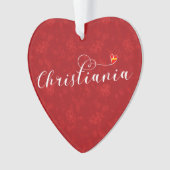 Christiania Flag Heart, Fristaden Christiania Ornament (voorkant)
