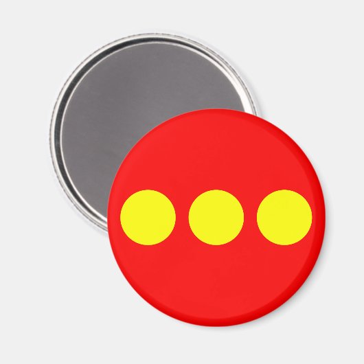 Christiania Flag Magneet (Voorkant / Achterkant)