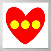 Christiania Flag Poster (Voorkant)