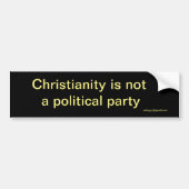 christianiteit bumpersticker (Voorkant)