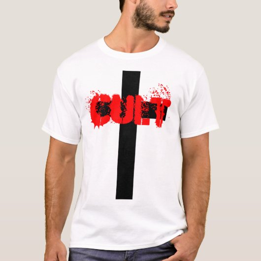 CHRISTIANITEIT IS EEN CULT T-SHIRT (Voorkant)