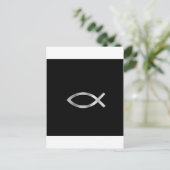 Christianity Ichthys fish Briefkaart (Staand voorkant)