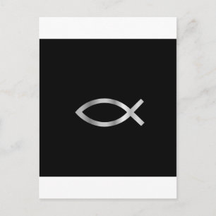 Christianity Ichthys fish Briefkaart