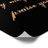 Christianity Scripture Matt 5:16 Poster (Hoek)