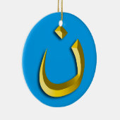 "CHRISTIANITY SOLIDARITY - NAZARENE SYMBOL" KERAMISCH ORNAMENT (Rechts)