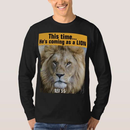 CHRISTIANJESUS LION OF JUDAH MESSIANIC T SHIRTS (Voorkant)