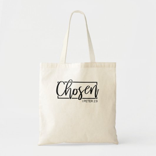 Christians Chosen 1 Peter 2_9 Christelijk Tote Bag (Voorkant)